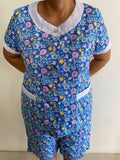 Blue Floral Paisley