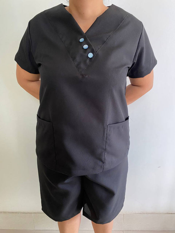 Iron Black Beth (Blouse and Shorts)