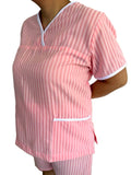 Pink Stripe Cotton