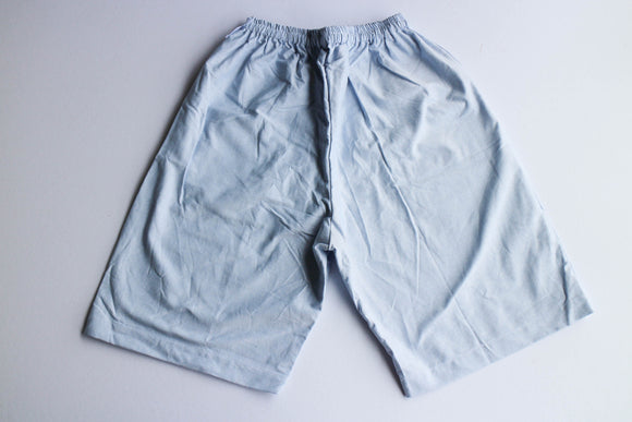 Powder Blue Oxford Shorts