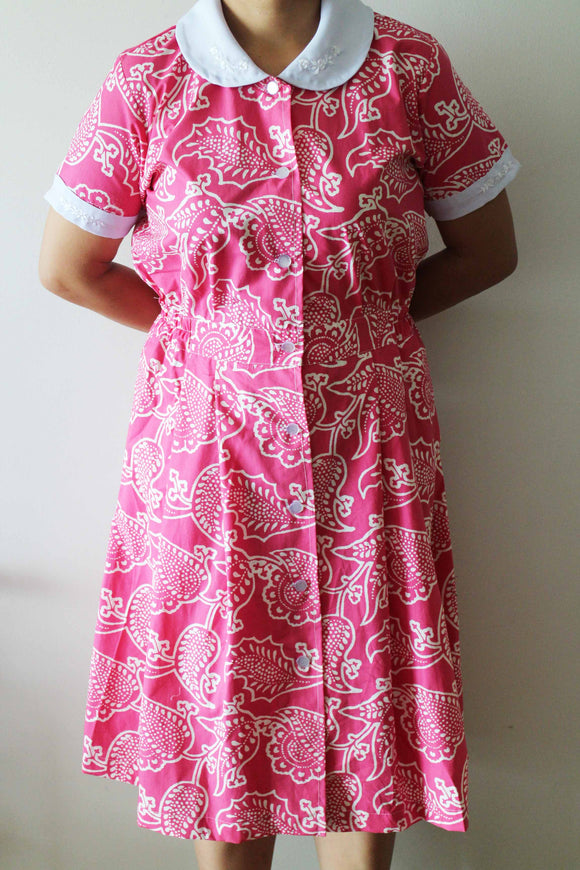 Hot Pink Paisley Dress